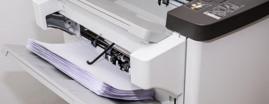 Work copy print machine
